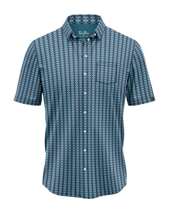 Cambria Par Tee-Indigo/Bluebelle/Snow-SM