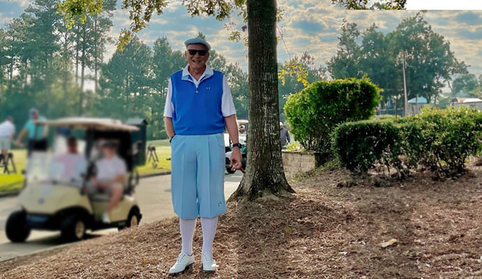 Luther Brown, the founder of the Rusty Putter